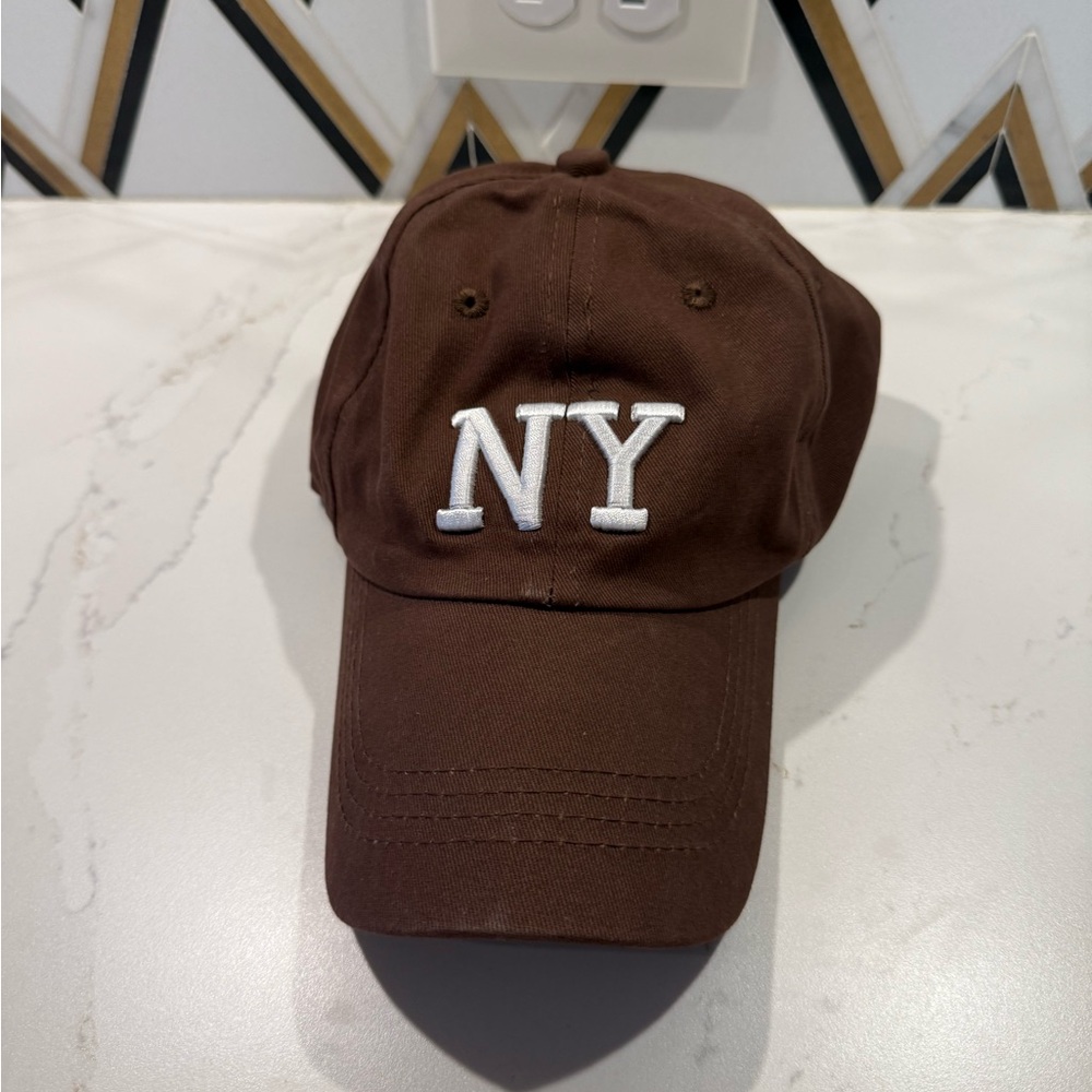 LAST DAY SALE - Brown NY Baseball Cap